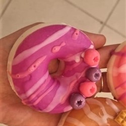 Fondant donuts girly